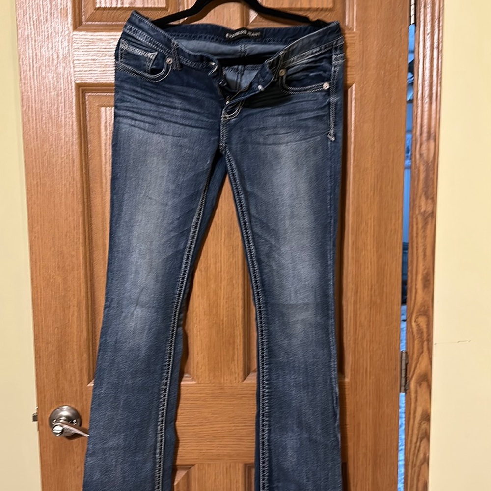 Express 6 Barely Boot Jean - image 1